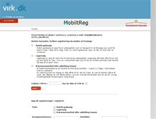 Tablet Screenshot of mobiltreg.dk